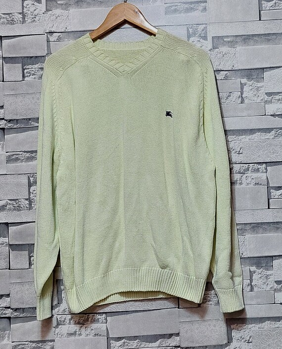 Pull Burberry ancien Taille L Authentique pull Burberry Tricot Burberry retro Pull Burberry vintage Vetements homme vintage Etsy France