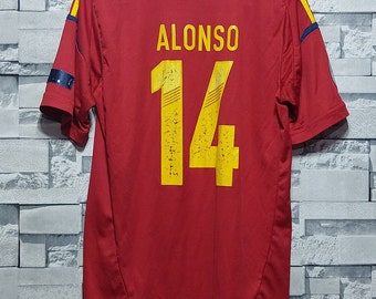 ユニフォーム Alonso アロンソ 14 adidas レアルマドリード 14-15 シャビアロンソ ユニフォーム L 2XO