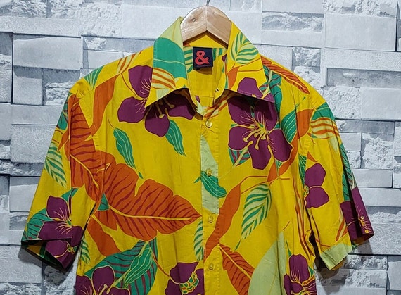 VTG 90s Dolce & Gabbana Made in Italy Shirt Size:… - image 1