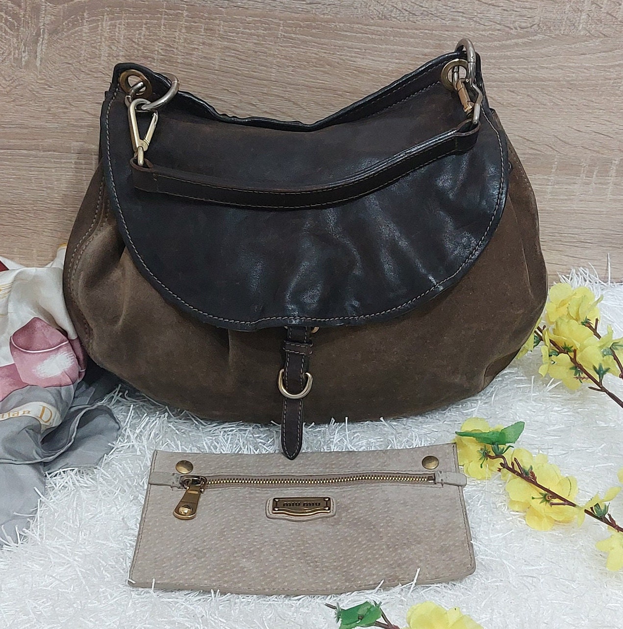 Authentic Miu Miu Bag - Vintage 90's Miu Miu Hand Purse Authentic Miu Miu Bag - Vintage 90's Miu Miu Hand Purse