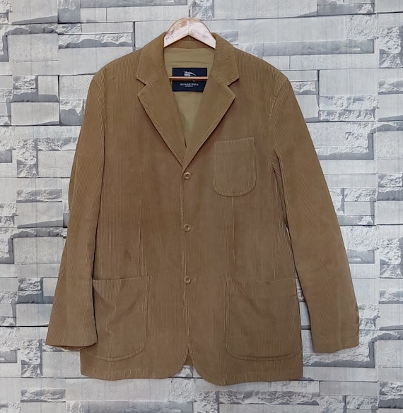 Authentic Burberry Corduroy Jacket Size: XL/ Antique Burberry 