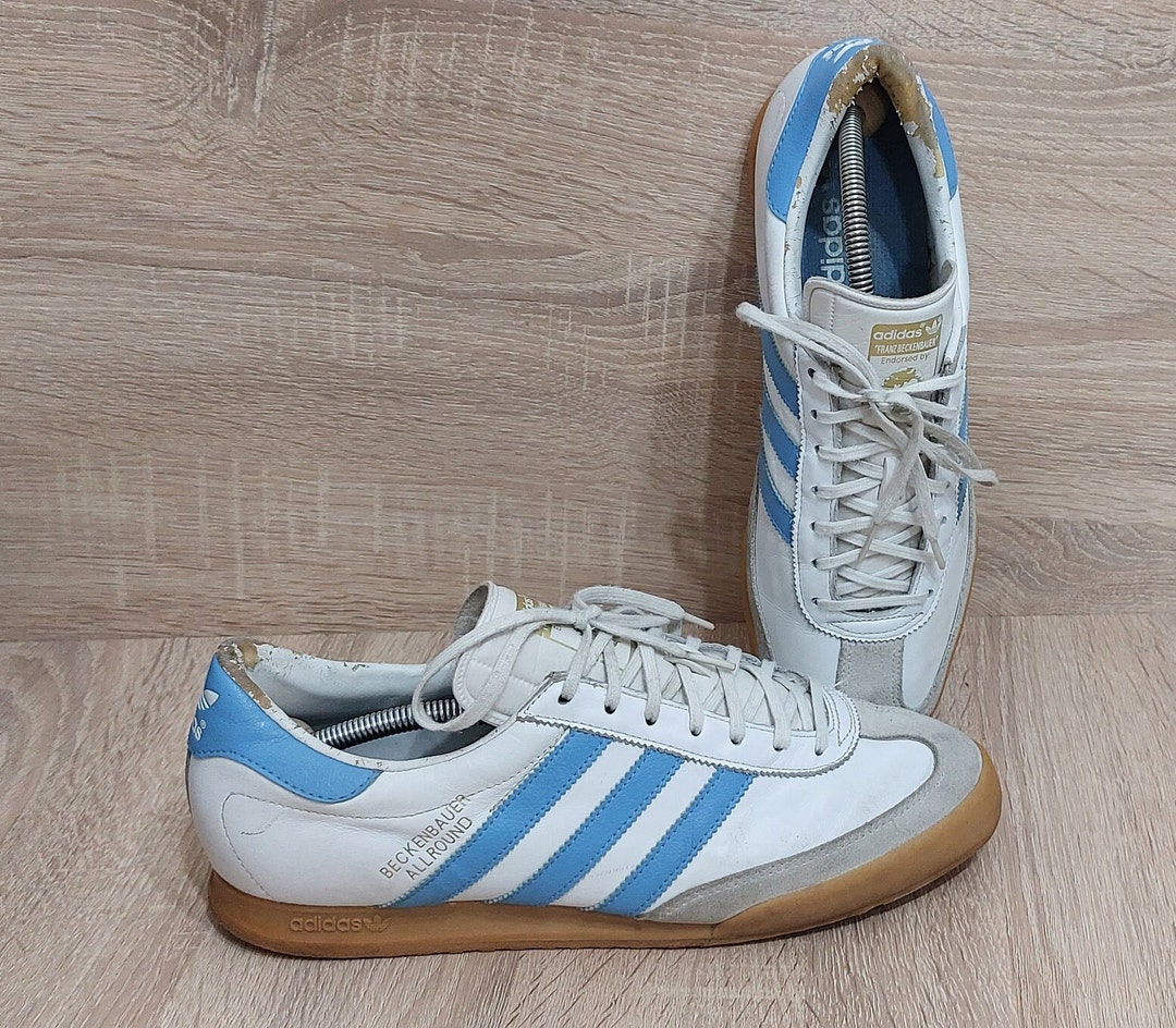 Antique Adidas Beckenbauer Allround Sneakers Size US 10.5 10 UK 44.5 EUR Vintage Adidas Beckenbauer Allround Shoe Vintage Clothing Men Etsy