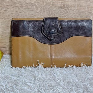 Antique BALENCIAGA Genuine Leather Card Case Purse Wallet/ Authentic BALENCIAGA Wallet/ Vintage Handmade Bag Wallet/ Luxury Hand Purse Gift
