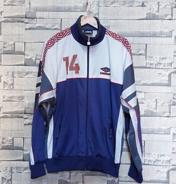 Vintage 90s UMBRO Track Jacket Full Zip Size: XL/ Retro C.B PALMA