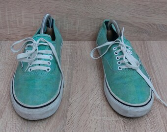 mint and gray vans