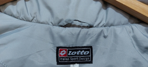 VTG 90s Lotto Sport Italy jacket full zip Size: S… - image 9
