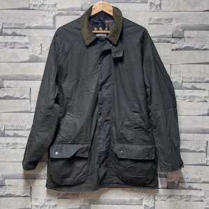 Men's Barbour Border Jacket Vintage Wax Green A200 England