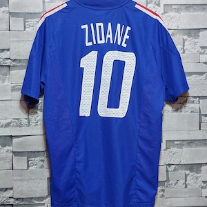 Buy Vintage 2002 FRANCE Home Shirt ZINEDINE ZIDANE #10 Size
