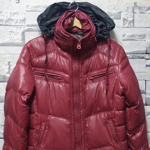 希少なDIESELミリタリーアパレル風のフード付きダウンジャケット 