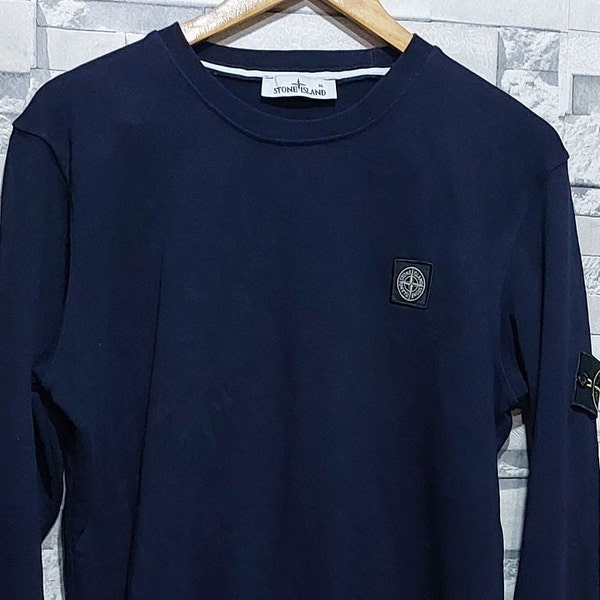 Vintage Stone Island Jersey Strong Sweater Size: XL/ Antique Stone Island SPORTSWEAR Company Sweater/ Retro Authentic Stone Island Pullover