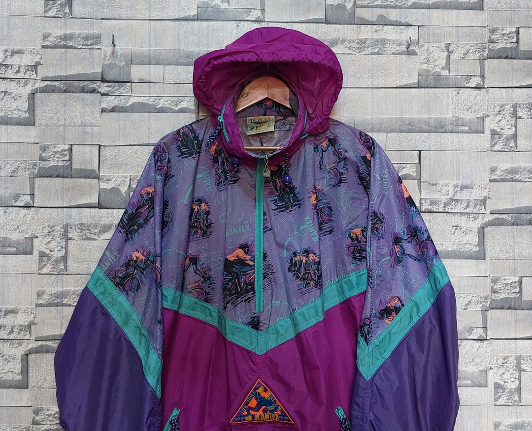 Vintage 90s Jeantex Bike Jacket Size: XL / Antique Bicycle Vintage 90s Jeantex Bike Jacket Size: XL / Antique Bicycle
