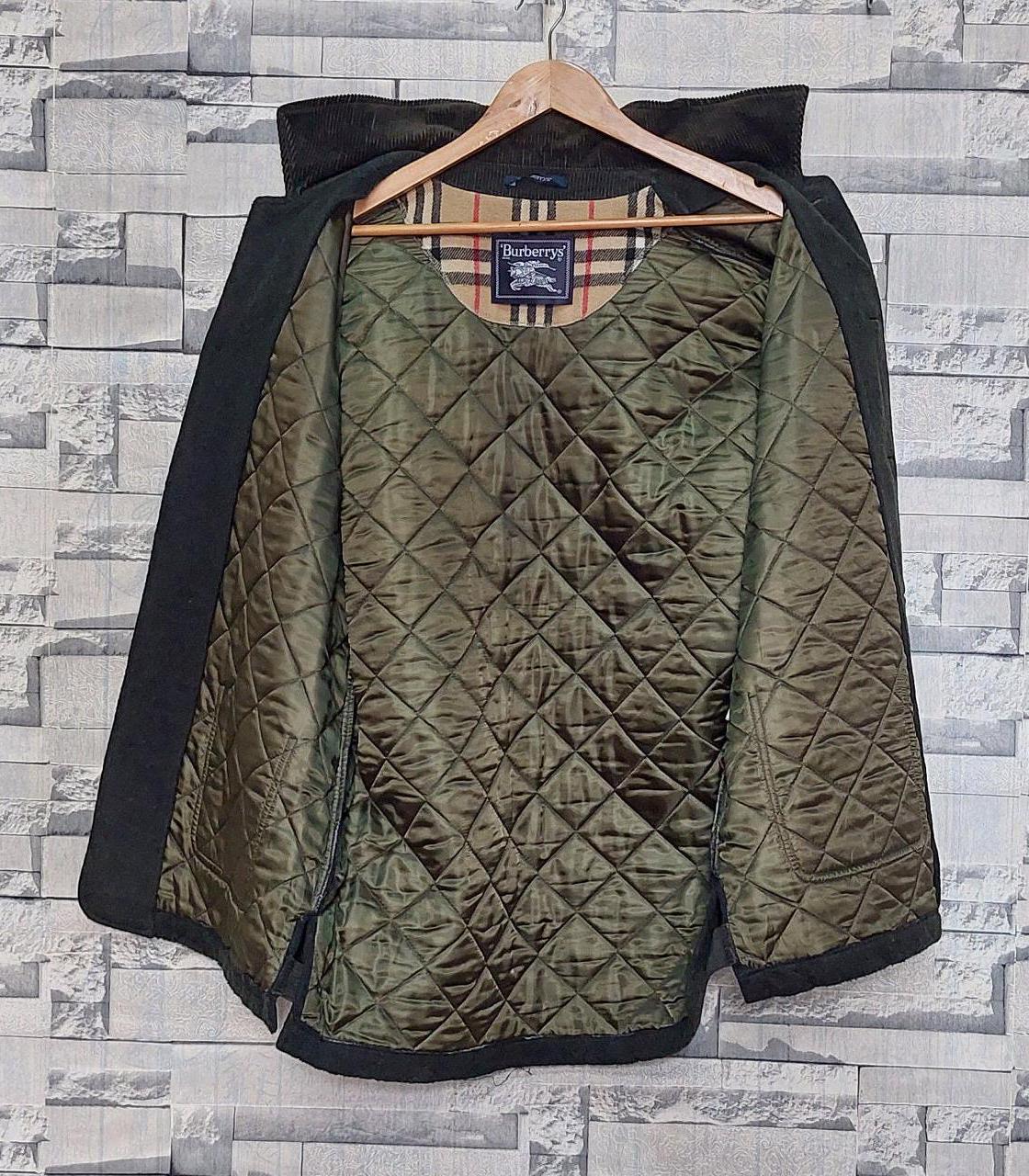 ジャケット・アウター vintage burburrys miritary jacket ct Vintage 90s Workwear Green Khaki Zip Up Oversized Blouson