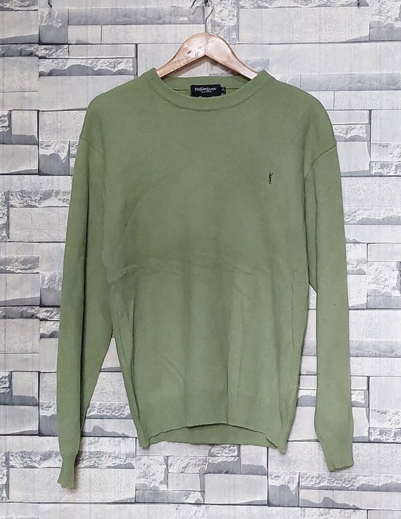 Vintage 90s Yves Saint Laurent sweater Size: M/ A… - image 3
