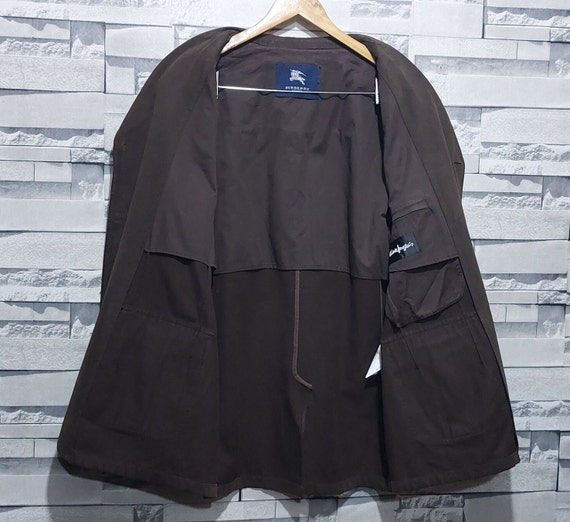 VTG Burberry Leather Suede jacket Size: 60/L/XL/ … - image 5