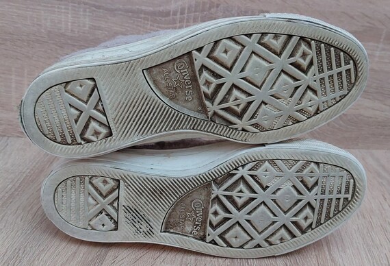 Antique All star Converse Canvas Sneakers Size US 8 Women 6 UK 39 EUR Vintage Converse All star Chuck Taylor Sneakers Retro Converse Etsy