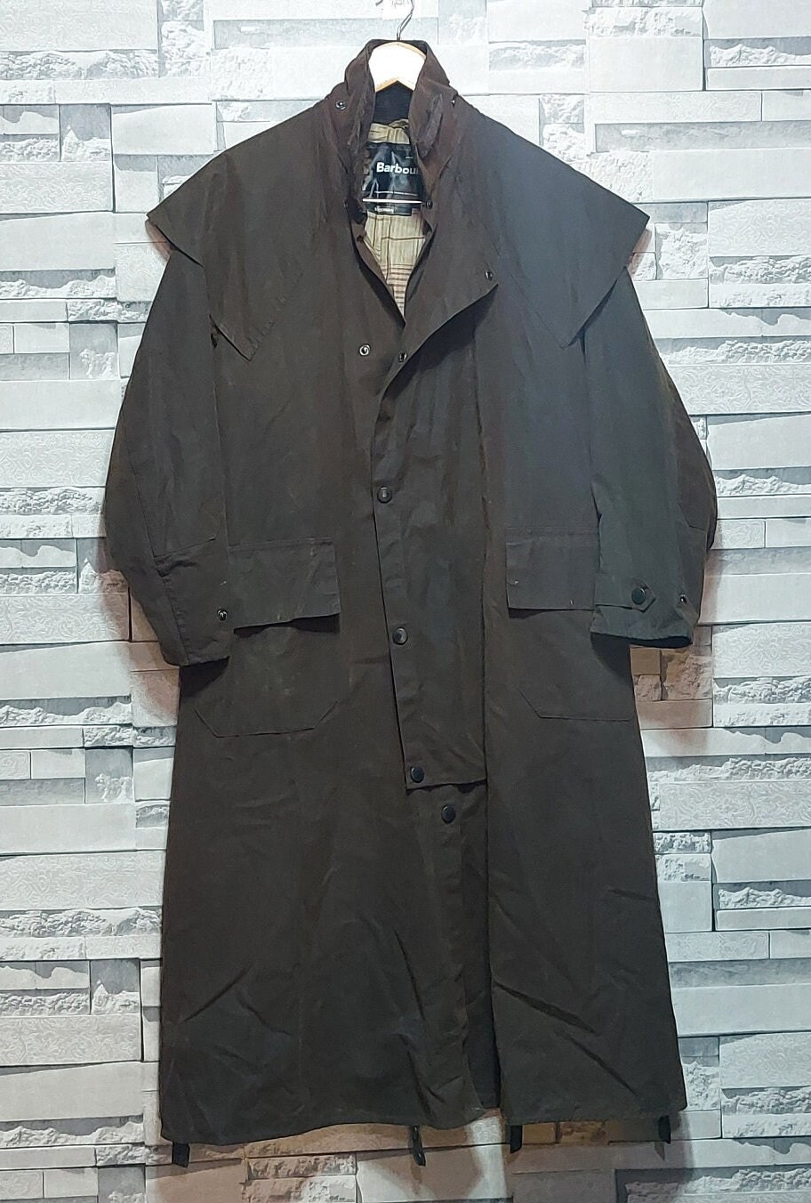 Barbour stockman waxed coat deals
