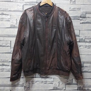 Vintage 70s 80s LL Bean Goatskin Leather Lambswool G-1