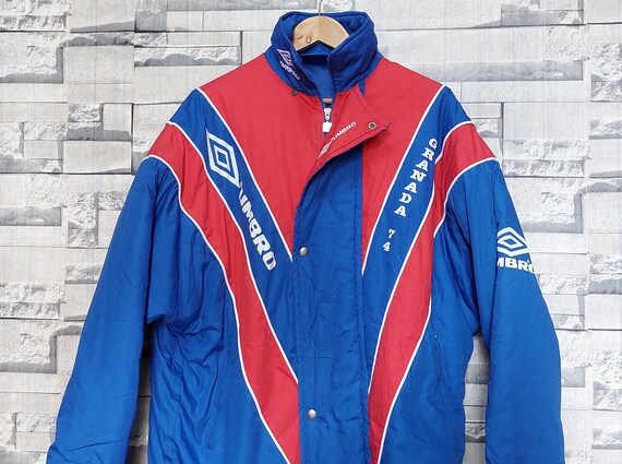 Vintage 90s UMBRO Jacket Coat Full Zip Size L/ Old School - Etsy