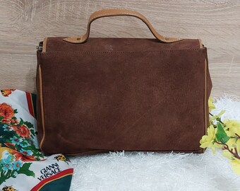 Antique KENZO Paris Suede Bag Vintage 90 s KENZO Hand Purse Authentic Front KENZO Shoulder Bag Retro Bag Luxury Gift Bag Etsy