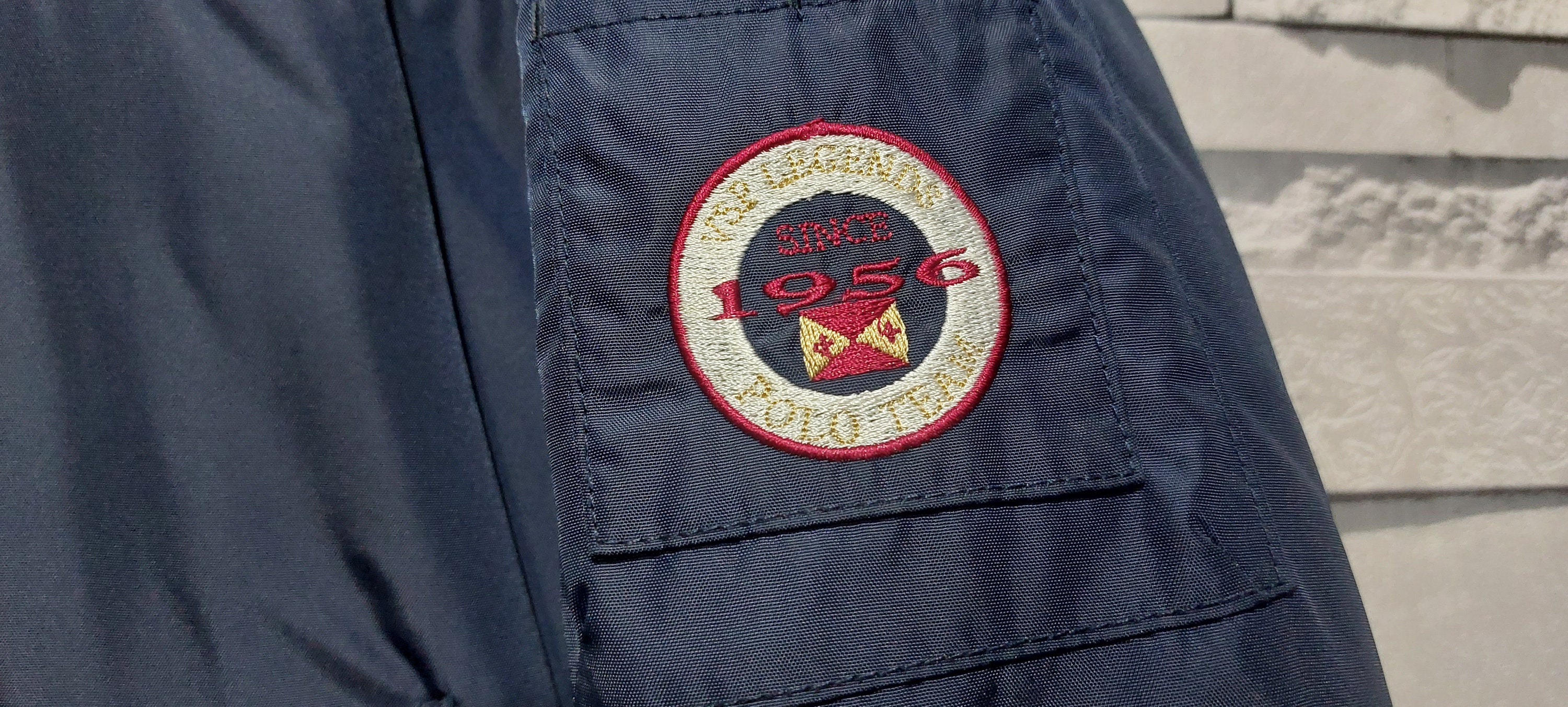 VTG 90s Bomber Polo Players Jacket Size: XL/ Antique Windbreaker  