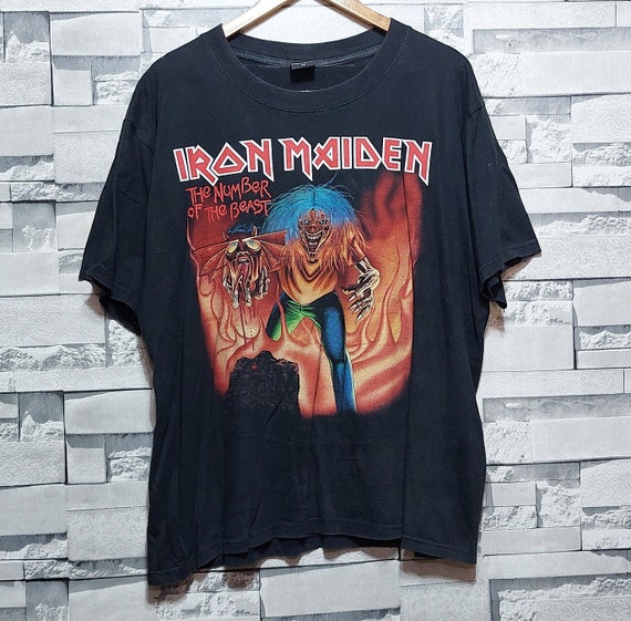 Iron Maiden Vintage Tシャツ Lサイズ Vintage Iron Maiden T-shirt Size: XL| Authentic Metal Music