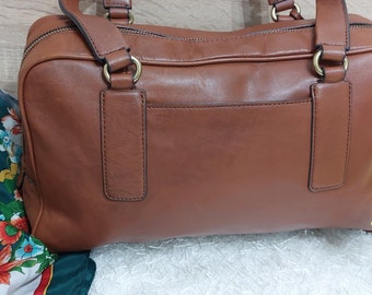 Authentic FOSSIL Signature Crossbody Bag - Vintage 90's