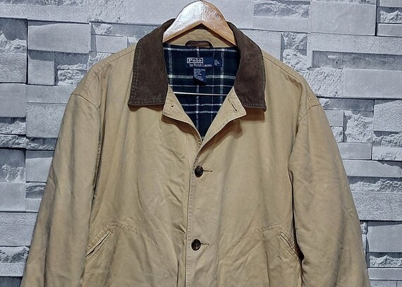 VTG 90s Polo Ralph Lauren jacket Size: L/ Antique… - image 3