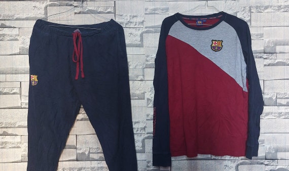 Vintage años 90 F.C. Tamaño del chándal del Barcelona: M/ Chándal antiguo  del F.C.B/ Pantalón de chándal retro auténtico del F.C Barcelona/ Ropa  vintage para hombre -  España