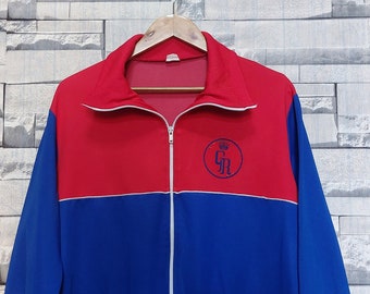 Vintage 90s Puma JAMAICA Track Jacket Full Zip Size S Antique