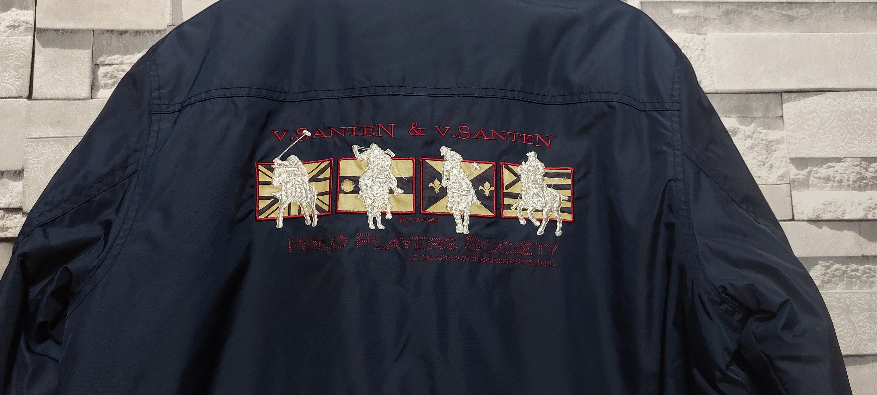 VTG 90s Bomber Polo Players Jacket Size: XL/ Antique Windbreaker  