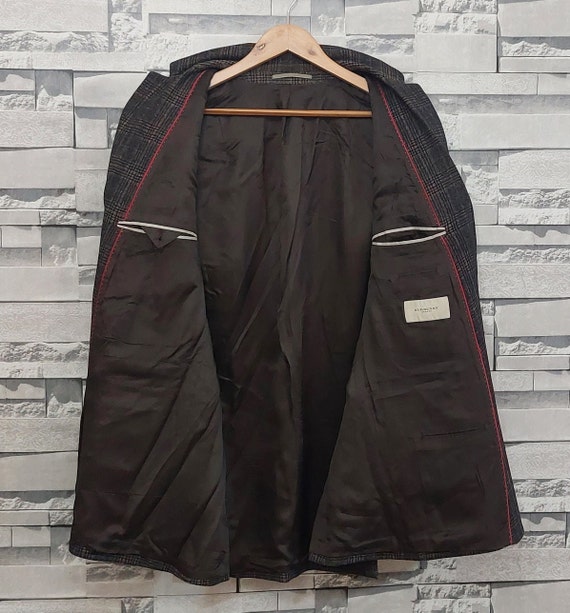 Vintage 90s Burberry Blazer jacket Size: 56/ 2X/ … - image 7