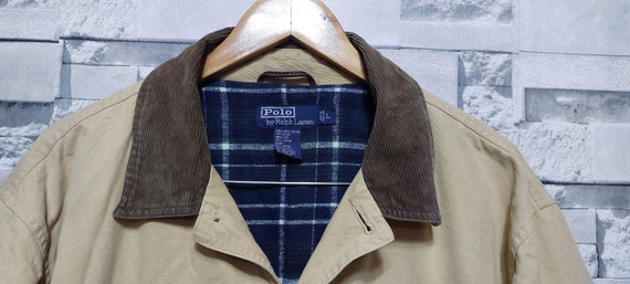 VTG 90s Polo Ralph Lauren jacket Size: L/ Antique… - image 1