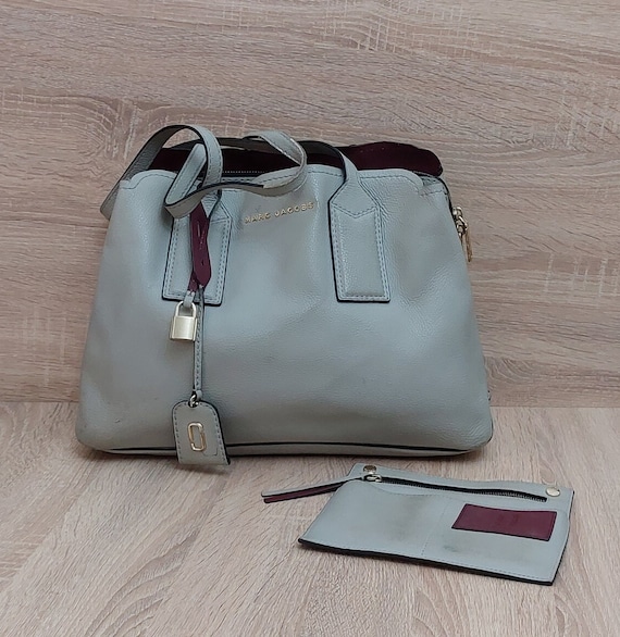 Vintage Marc Jacobs Leather Bag - 90's Luxury Bei… - image 1