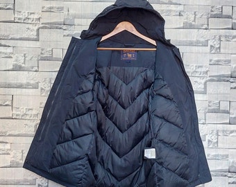 vintage 90s Parka W00LRICH jacket Size: L/ Retro WOOLRICH jacket Coat/ Vintage clothing women