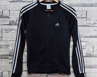 00s Adidas Black Gold Tracksuit Jacket Size D 128 UK 7/8 00s Adidas Black Gold Tracksuit Jacket Size D 128 UK 7/8