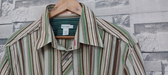 VTG Paul Smith Button Up Long Sleeve Shirt Size: … - image 4