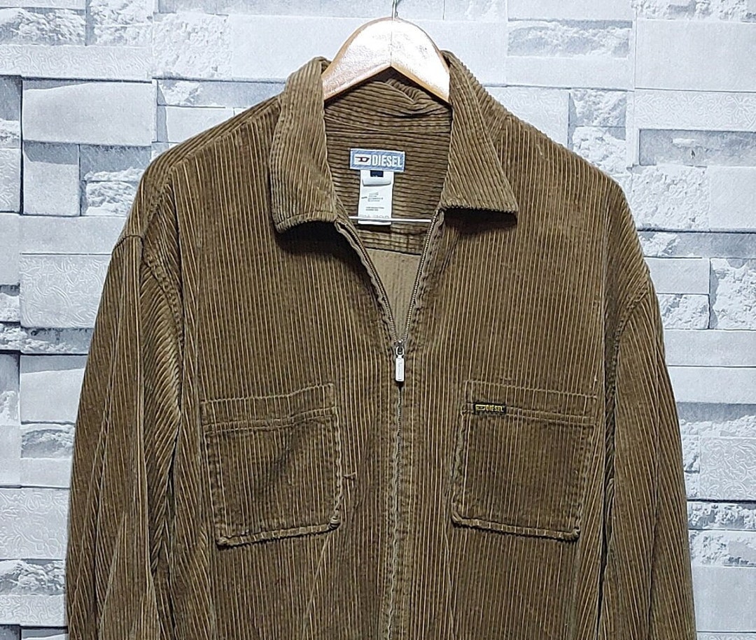 ジャケット・アウター 00s Diesel CORDUROY TRANSITIONAL COAT Antique Diesel Corduroy Trucker's Jacket Size: XL/ Vintage