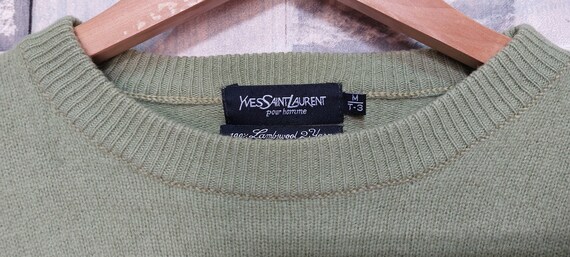 Vintage 90s Yves Saint Laurent sweater Size: M/ A… - image 2