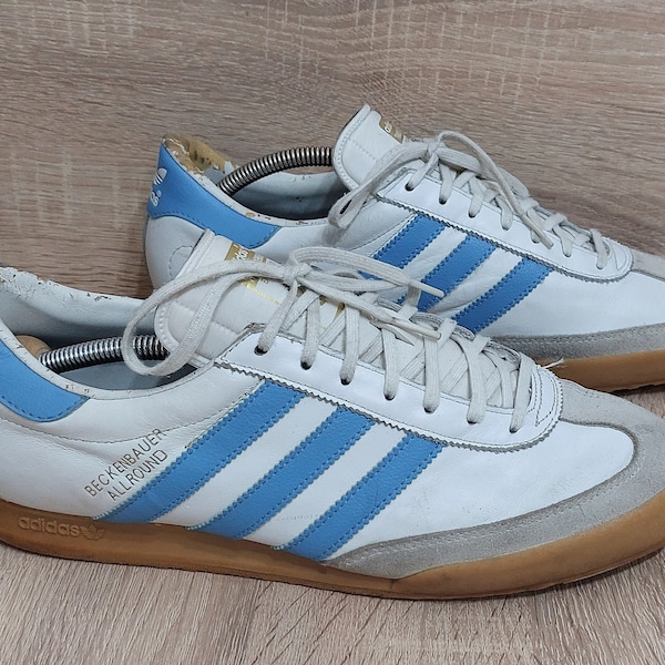 Vintage Adidas Beckenbauer Allround Zapatillas Tamaño: EE.UU. 10.5 / 10 Reino Unido / 44.5 EUR / Antiguo Adidas Beckenbauer Allround Zapato / Vintage Ropa hombres