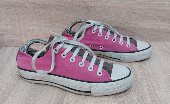 Vintage All-star Converse Canvas Sneakers 8 US Women/ - Etsy
