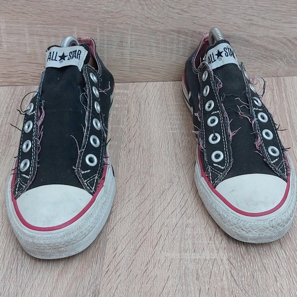 Luxury All-Star Converse canvas sneakers Size: US 8 Women/ 6 UK/ 39 EUR/ Antique Converse All-Star/ Vintage Authentic Chuck Taylor Sneakers