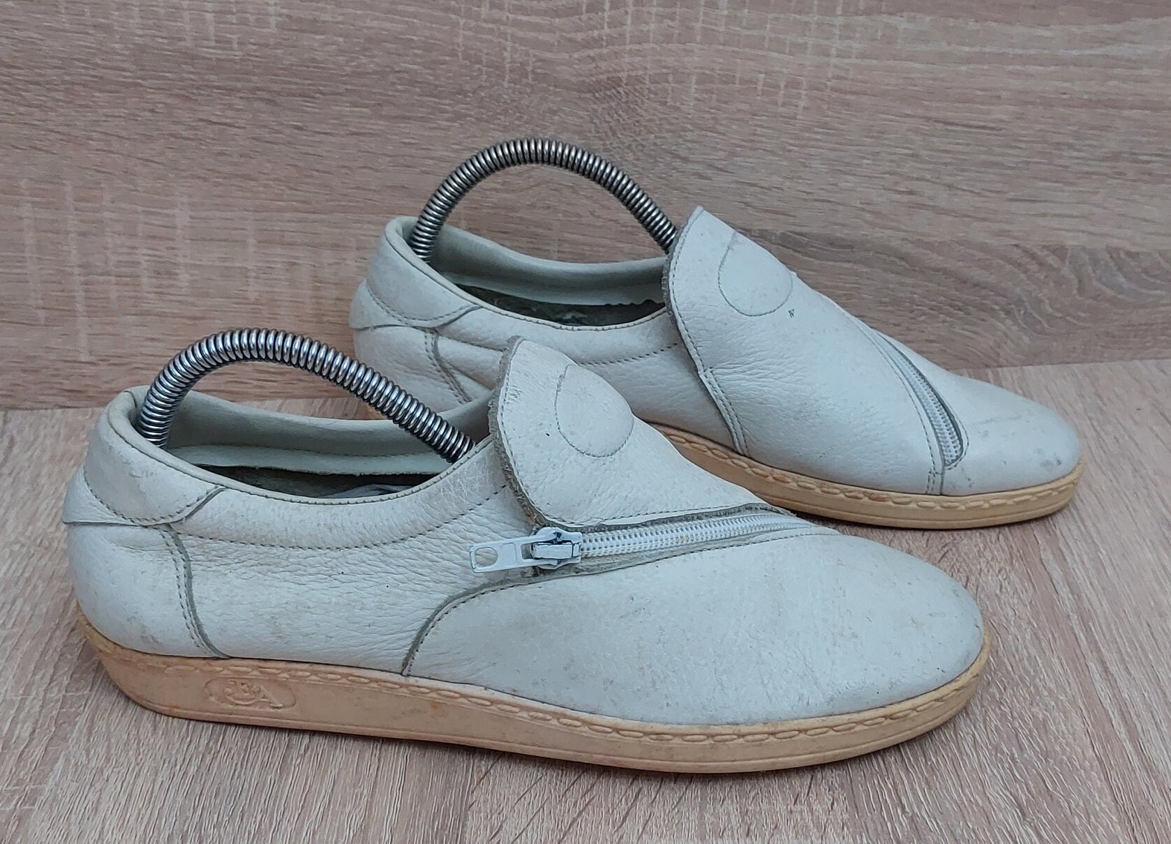 Antieke EveAdam luxe leren sneakers Maat US 8 6 UK 39 EUR Vintage sneakers schoenen Authentieke EveAdam Shoes Vintage kleding dames Etsy Nederland