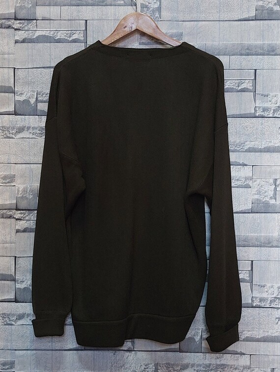 Vintage 90s Yves Saint Laurent knit Sweater Size:… - image 4