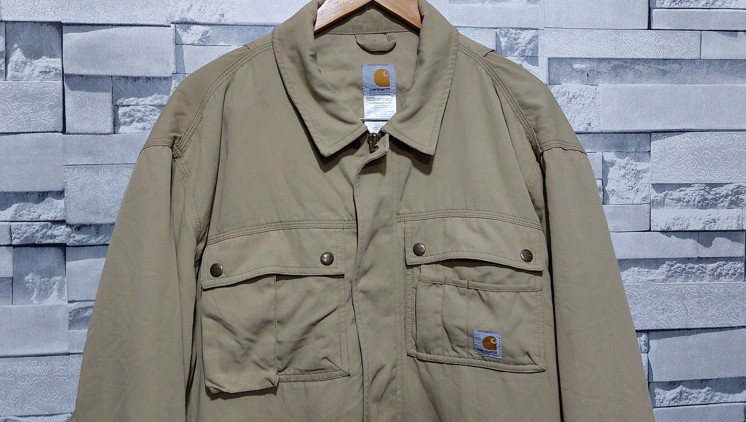 Vintage 90s Carhartt Jacket Size: L/ Antique Windbreaker Vintage 90s Carhartt Jacket Size: L/ Antique Windbreaker