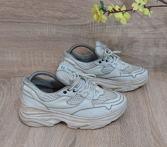Vintage Selected Trainers Sports Sneakers Size:  … - image 3