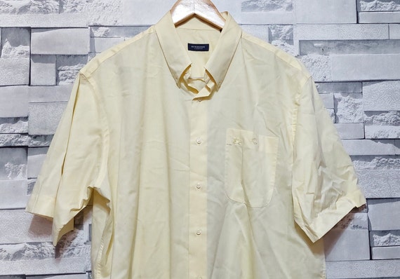 Antique Burberry Button up Shirt Size 5 2X Authentic Burberry Blouse Vintage Retro Burberry Shirt Luxury Burberry vintage Clothing Men Etsy Finland