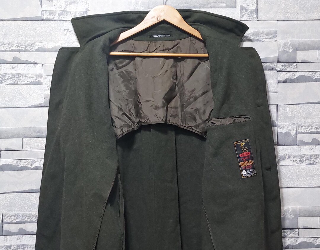 Manteau LODEN STEINBOCK Tyrolien Vintage - Bleu Marine - Taille 52 à 58 - Occasion