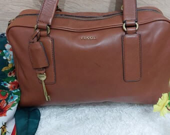 Authentic FOSSIL Signature Crossbody Bag - Vintage 90's