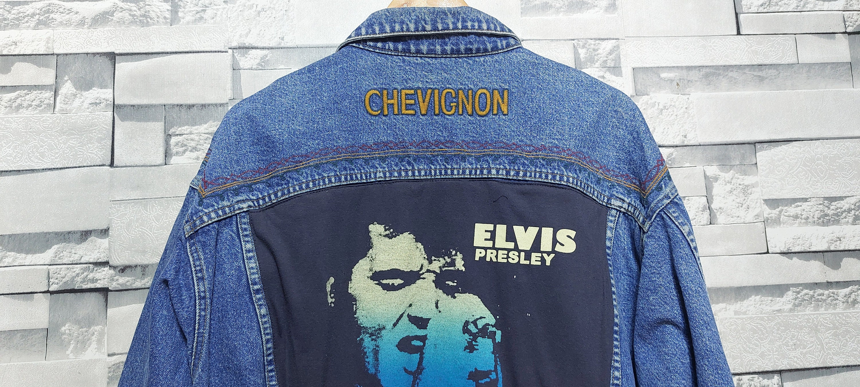 Autentica chaqueta de jean Chevignon Song Of ARIZONA Tamano XL XXL Hombres Chaqueta de camionero Chevignon retro vintage Chaqueta occidental Chevignon antigua Etsy Mexico