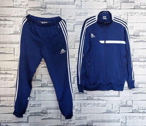 Vintage 90s Adidas Tracksuit S/ Old School Adidas Big - Etsy